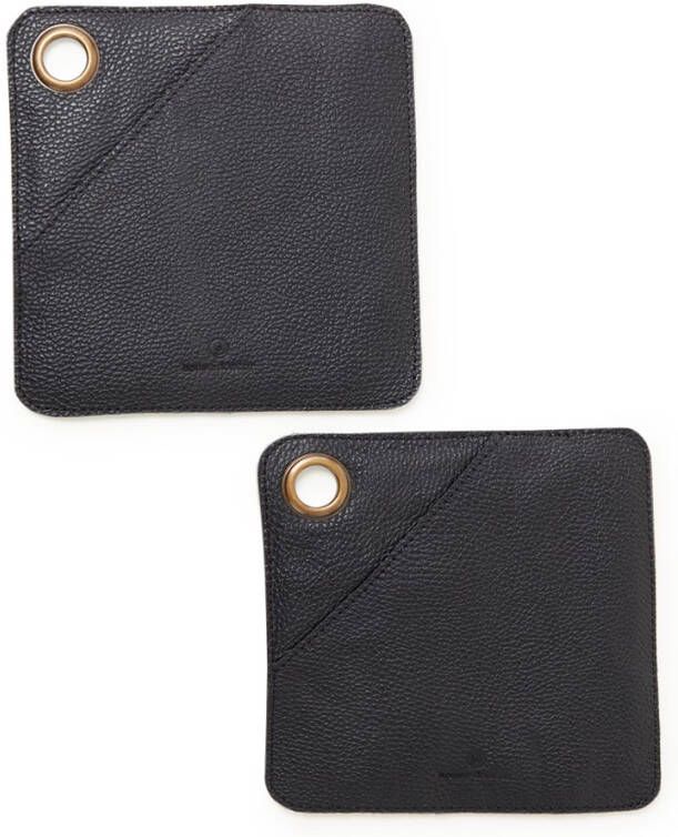 House Doctor Koken & Tafelen Pannenlappen Square Zwart