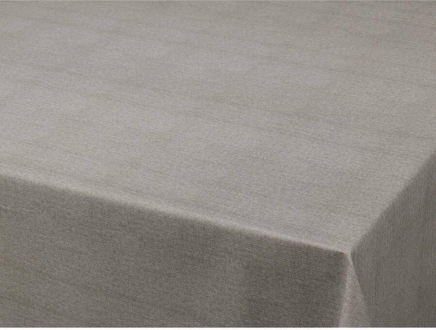 Bellatio Design Tafelzeil/tafelkleed Gemeleerd Zilveren Look 140 X 220 Cm Tafelzeilen