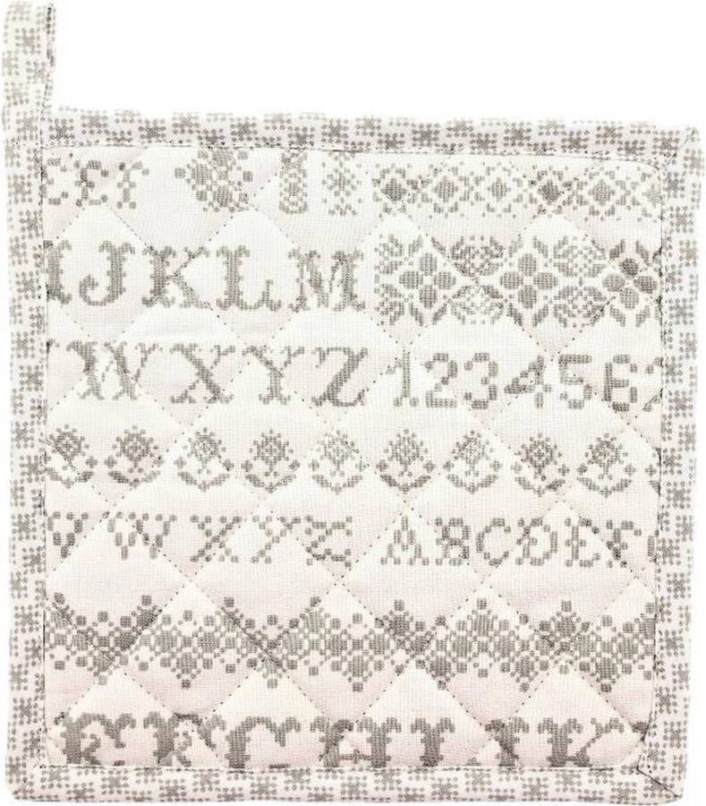 Benza Clayre & Eef Pannenlap Kruissteek Patroon Beige 20 X 20 Cm