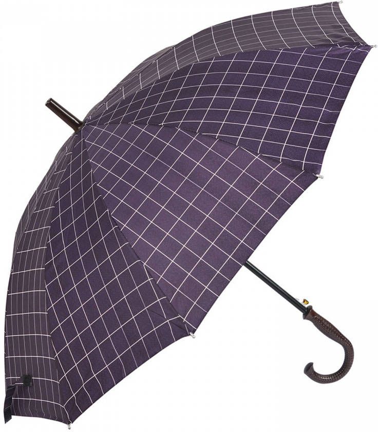 Clayre & Eef Melady Paraplu Volwassenen 60 Cm Paars Nylon Rond Regenscherm