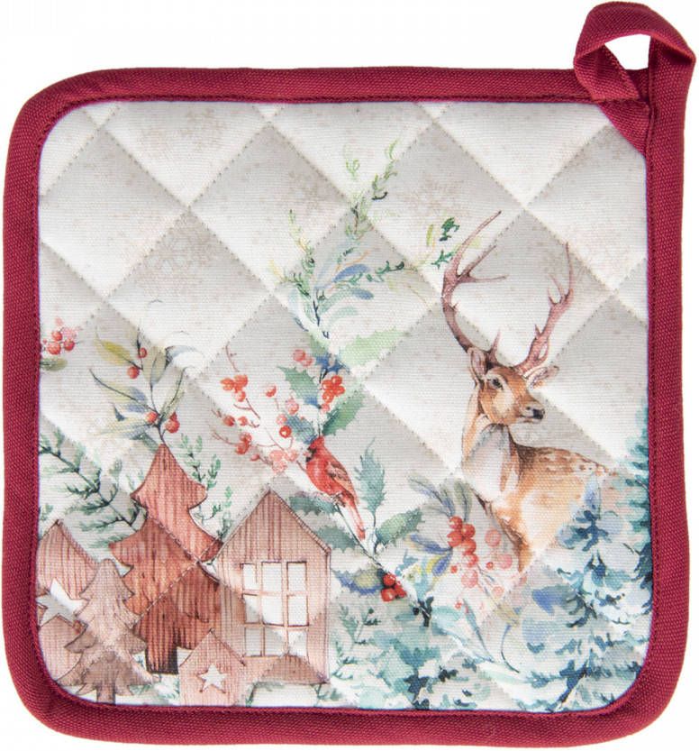 Clayre & Eef Multi Pannenlap Van 100% Katoen