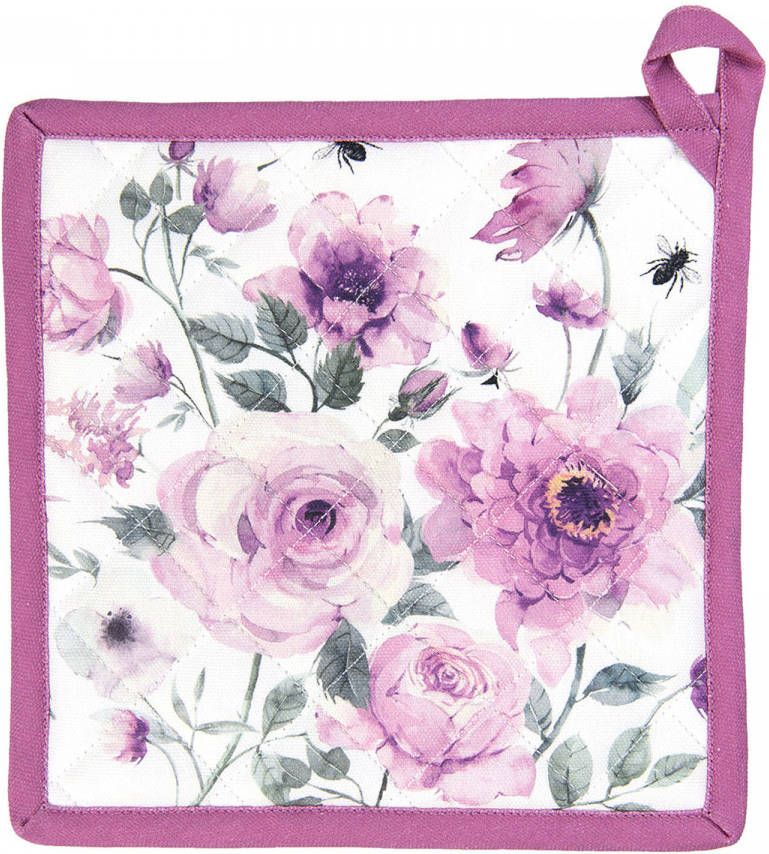 Clayre & Eef Roze Pannenlap Rbu45