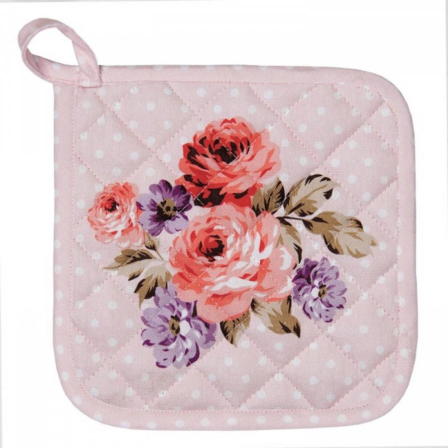 Clayre & Eef Witte Pannenlap Dtr45