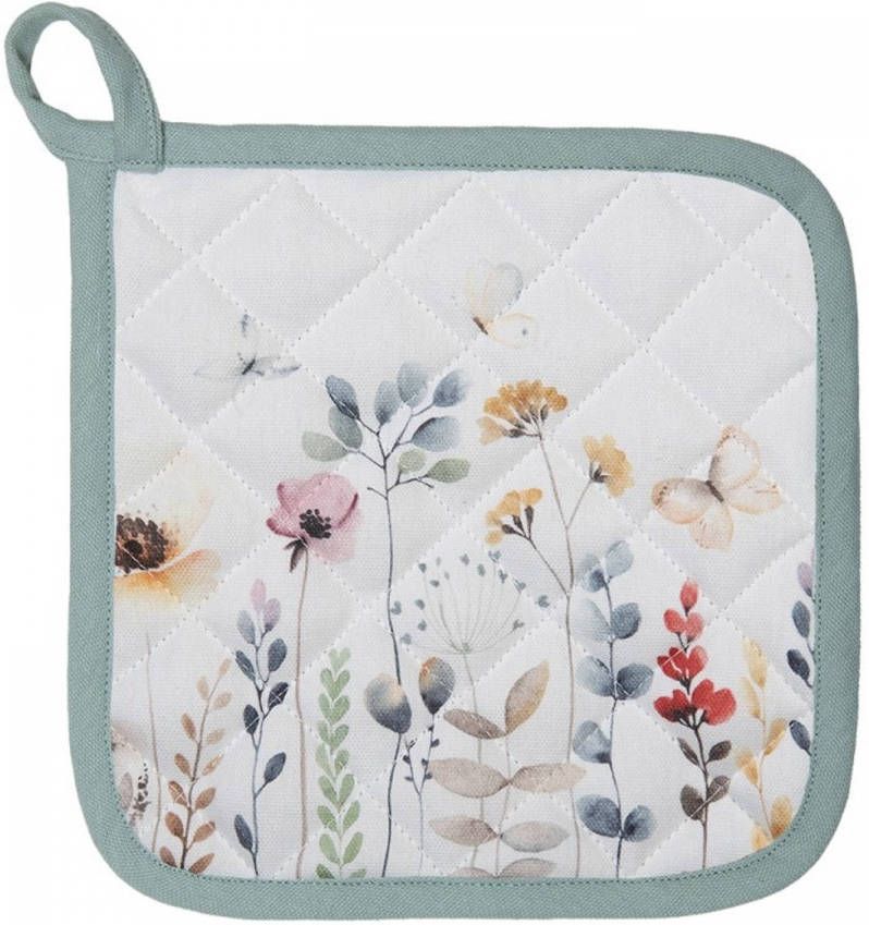 Clayre & Eef Witte Pannenlap Fob45