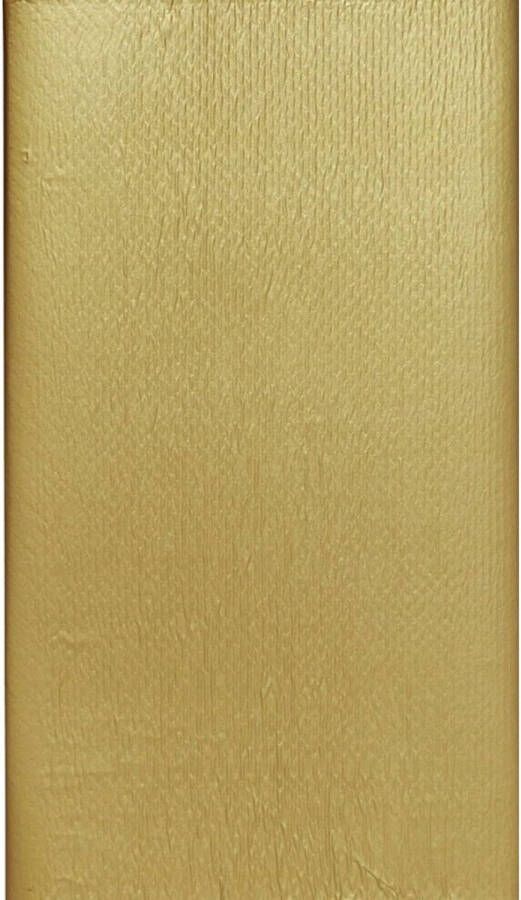 Duni 3x Goudkleurige Tafelkleden/tafellakens 138 X 220 Cm Feesttafelkleden