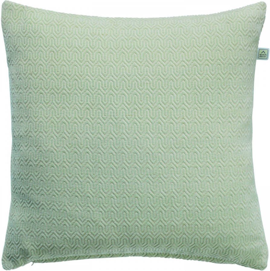 Dutch Decor Dirk Kussenhoes 45x45 Cm Pistache Groen