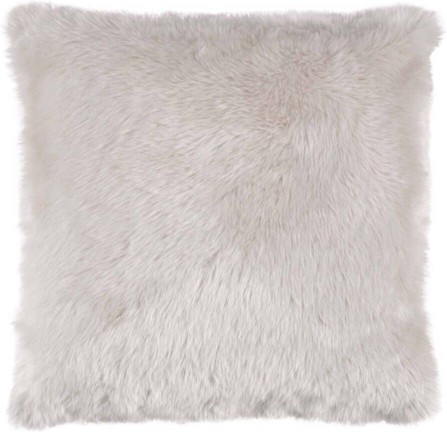 Dutch Decor Elly Kussenhoes Bontlook 45x45 Cm Superzacht Zand Beige