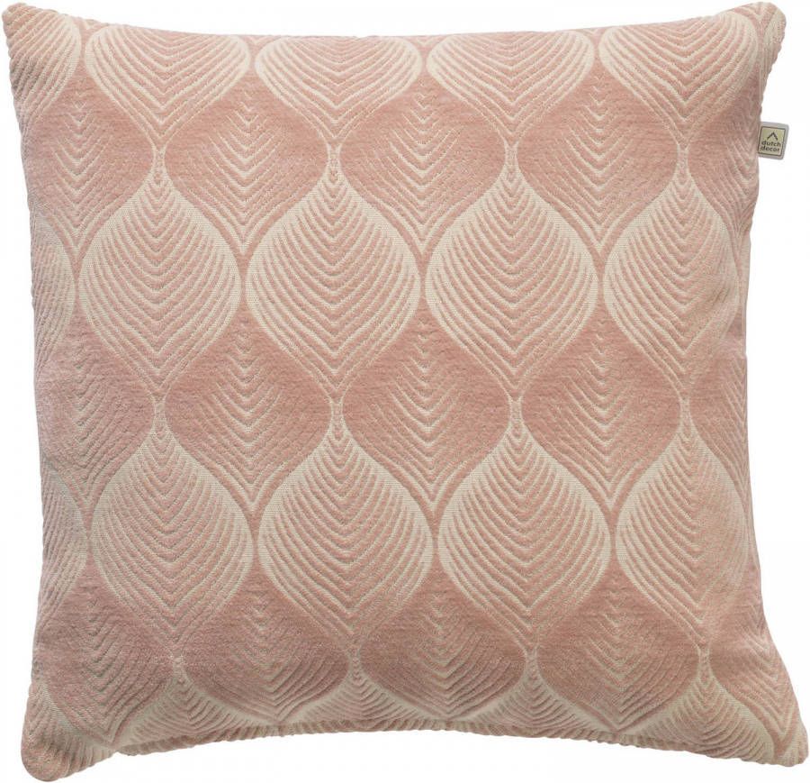 Dutch Decor Eloi Kussenhoes Nude 45x45 Cm Roze