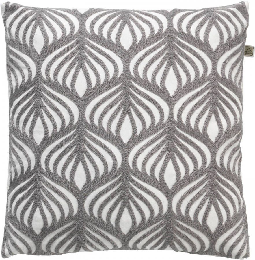 Dutch Decor Ingrid Sierkussen Taupe 45x45 Cm