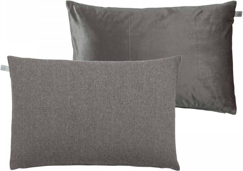 Dutch Decor Keizer Kussenhoes 40x60 Cm Taupe Bruin Velvet Meubelstof