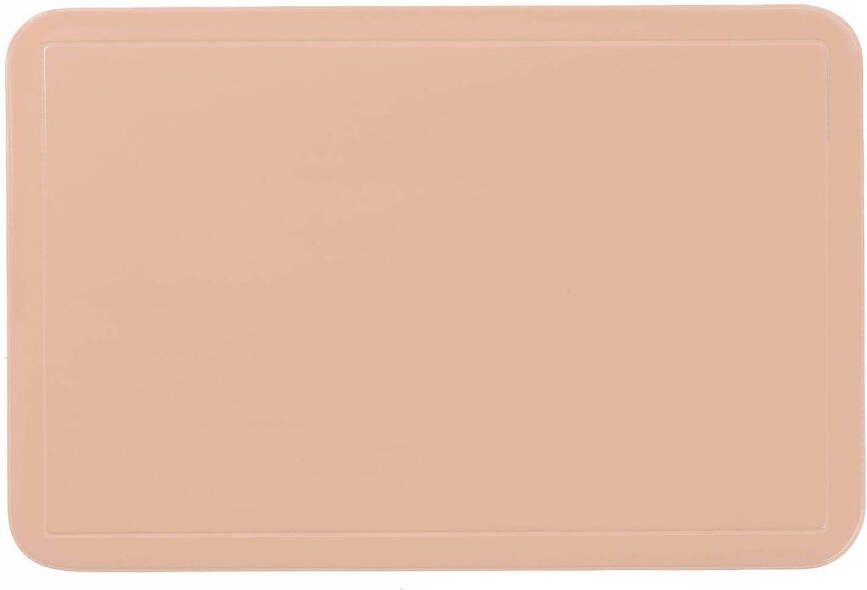 Enjoy2Cook Kela Keuken Placemat Uni 28, 5 X 43, 5 Cm Pvc Zalmroze