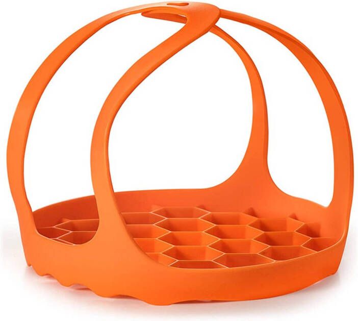 FLOKOO Pannenhouder Diameter 20 Cm Lichtgewicht Siliconen Oranje