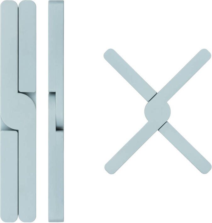 Krumble Opvouwbare Siliconen Pannenonderzetter Blauw