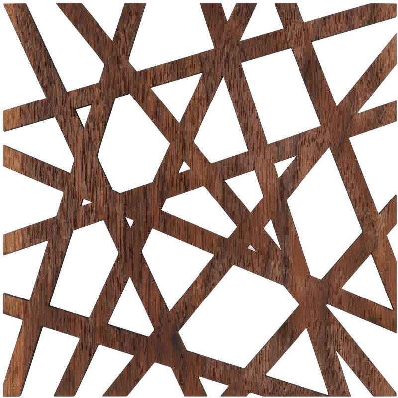 Krumble Pannenonderzetter Vierkant Hout Bruin
