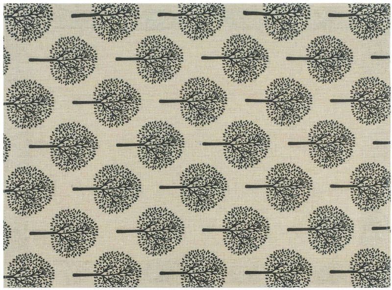 Krumble Placemat Met Boom Patroon 30 X 40 Cm Katoen Beige