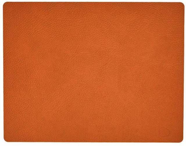 Merkloos Lind Dna Placemat Leer Hippo Oranje 35 X 45 Cm