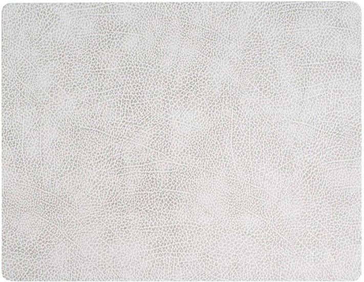 Cookinglife Lind Dna Placemat Leer Hippo Wit Grijs 35 X 45 Cm