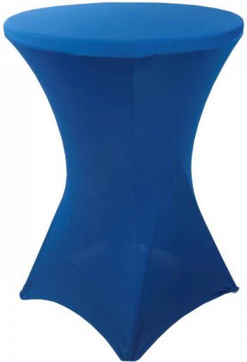 Lizzely Garden & Living Stretch Rok Blauw Statafelrok Statafel 60cm Statafelhoes