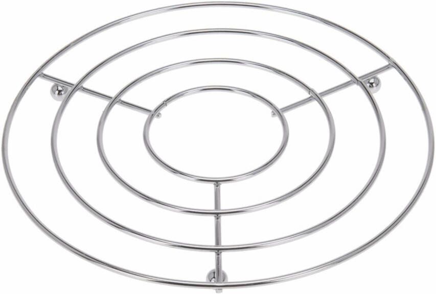 Merkloos Pannenonderzetters Rond Rvs 24 X 19 Cm Panonderzetters