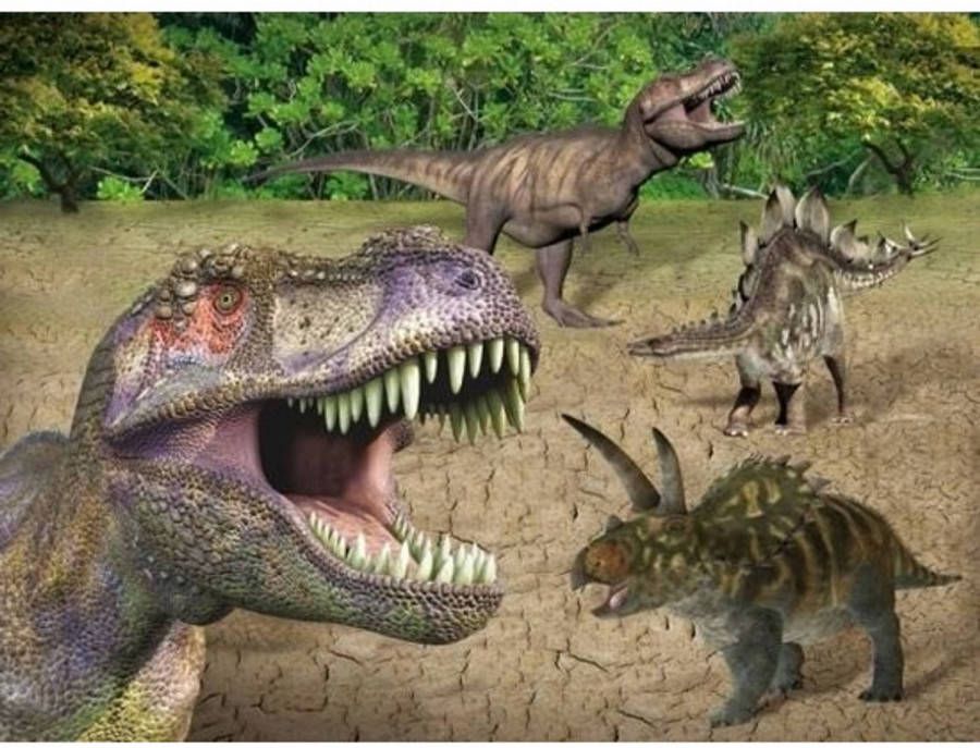 Merkloos Placemats Dinosaurussen 3d Print 30 X 40 Cm Placemats