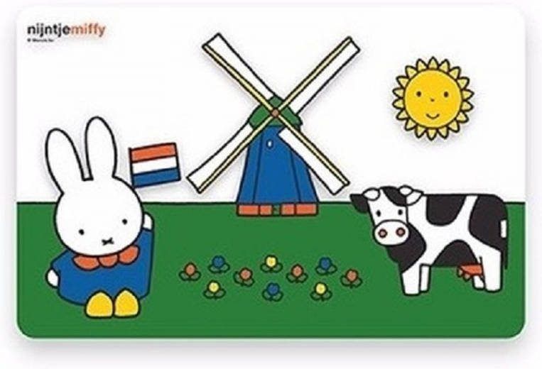 Merkloos Set Van 4x Stuks Placemats Nijntje In Het Weiland 44 X 29 Cm Placemats