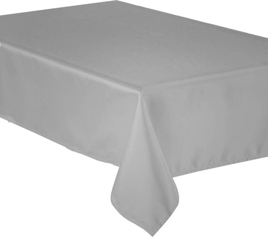 Merkloos Zilveren Papieren Tafelkleed 137 X 274 Cm Feesttafelkleden