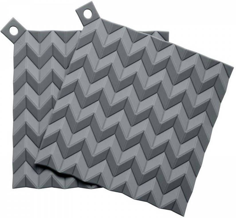 RIG-TIG Rig tig Hold on Pot Holders 2 Stuks Grijs