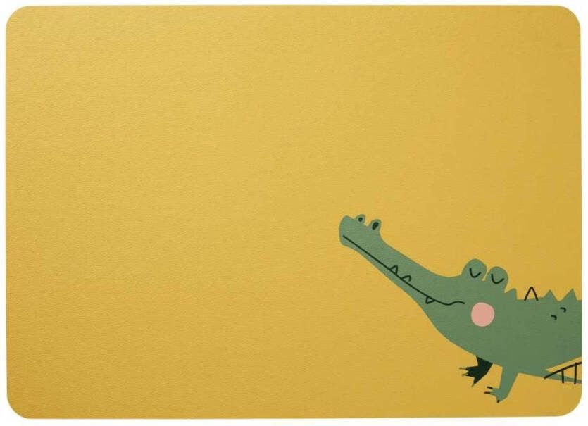 Selecta Asa Selection Placemat Kids Croco Krokodil 46 X 33 Cm