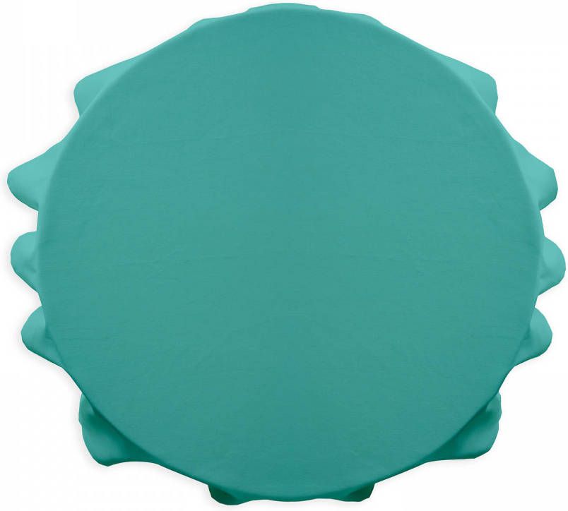 Today Rond Tafelkleed Cyaan Blauw 180cm