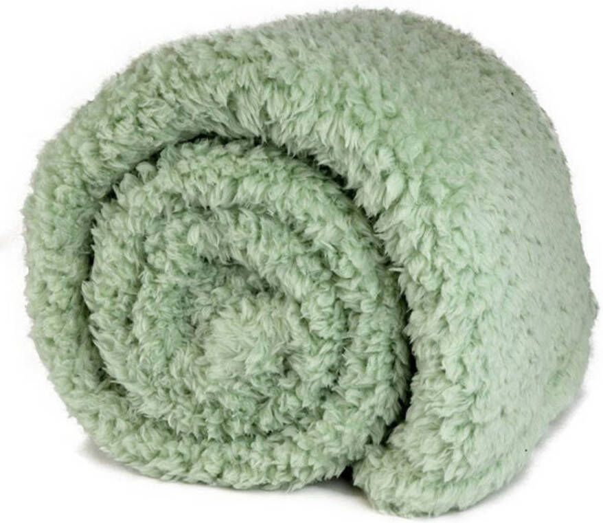 Unique Living Plaid Teddy Mint 130x160cm