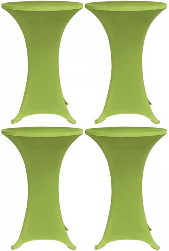 VidaXL Tafelhoes Stretch 4 St 60 Cm Groen