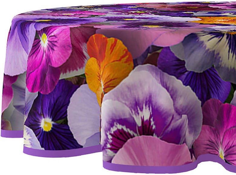 Wicotex Tafelzeil Rond Violin Love 160cm