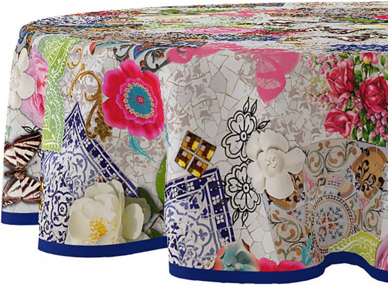 Wicotex Tafelzeil Rond Wilder Mosaics 160cm