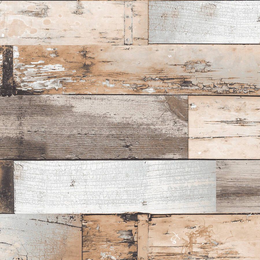 Wicotex Tafelzeil Woody Brown 140 X 250 Cm