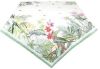 Clayre & Eef Tafelkleed 100x100 cm Wit Groen Katoen Vierkant Jungle online kopen