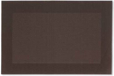 Kela Set van 6 Placemat, Bruin | Nicoletta