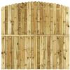 VIDAXL Schuttingpaneel 180x(165 180)cm ge&#xEF, mpregneerd grenenhout online kopen
