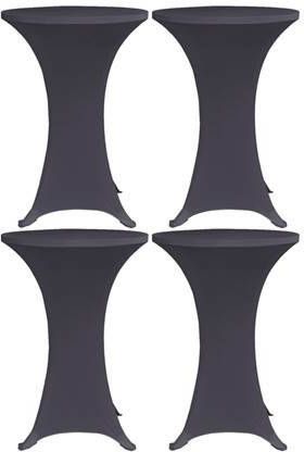 vidaXL Tafelhoes stretch 4 st 80 cm antraciet