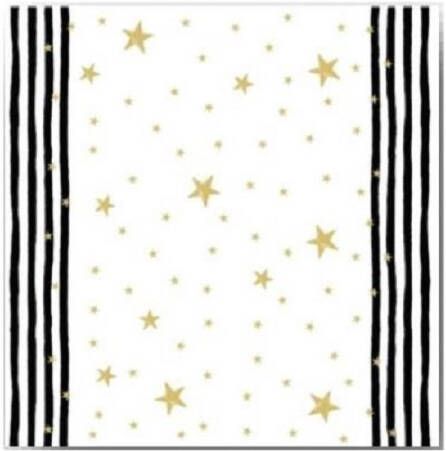 Duni Kerst Thema Tafellopers/placemats Met Sterretjes 40 X 480 Cm Tafellakens