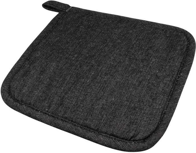 Massamarkt Pannenlap "Jeans Zwart" 20x20cm
