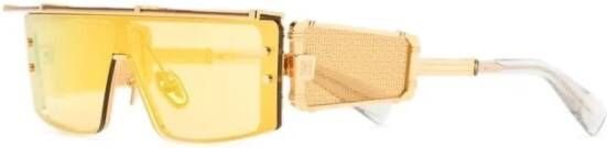 Balmain Worder BOY III Sungles , Geel, Unisex