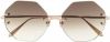 Linda Farrow Lfl1267 C3 SUN Sunglasses , Bruin, Dames online kopen