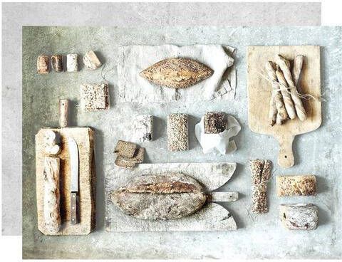 APELT Set placemats 3955 DELICATESSEN baguette(set, 4 stuks )