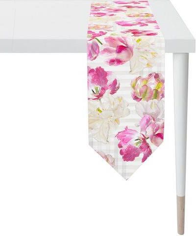 APELT Tafelband 6405 SPRINGTIME, voorjaarsdecoratie, voorjaar Digitale print(1 stuk )