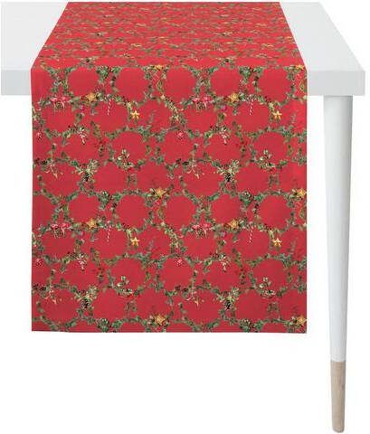 APELT Tafelloper 3606 WINTERWERELD, kerstversiering, kerst Digitale print(1 stuk )