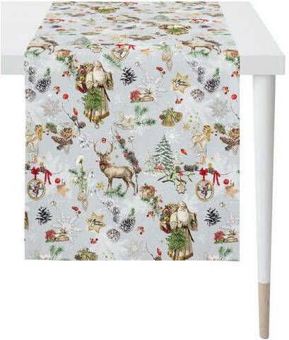 APELT Tafelloper 3610 WINTERWERELD, kerstversiering, kerst Digitale print(1 stuk )