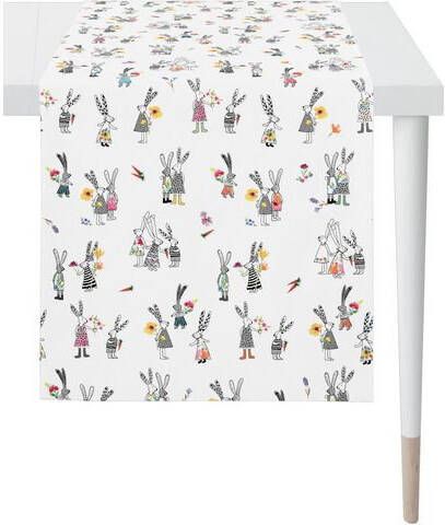 APELT Tafelloper 6410 HAPPY EASTER, paasdecoratie, Pasen Digitaal drukwerk, met paasmotief(1 stuk )