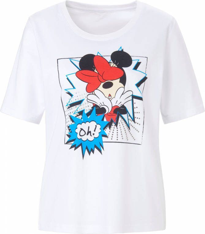 Disney Shirt 100% katoen ronde hals wit