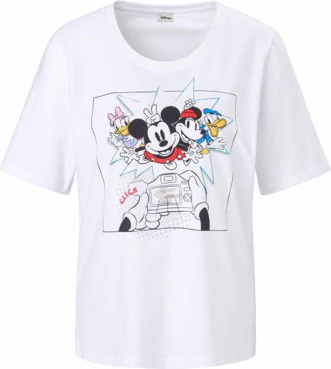 Disney Shirt 100% katoen ronde hals wit