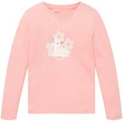 Tom Tailor Shirt met lange mouwen peach roze